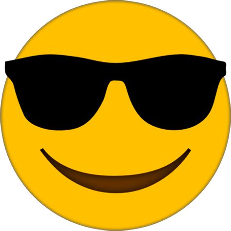 Sunglasses Emoji Png Transparent Image Png Mart
