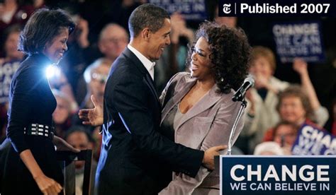 Oprah Winfrey Hits Campaign Trail For Obama The New York Times