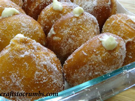 Coconut Creme Filled Doughnuts Crafts To Crumbs