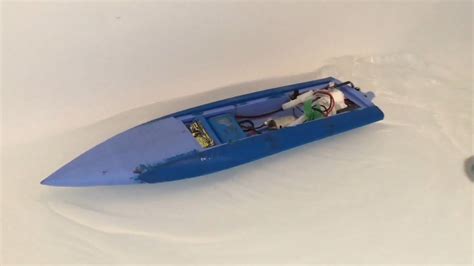 3d Printed Rc Jet Boat Testing My First Rc Boat Youtube