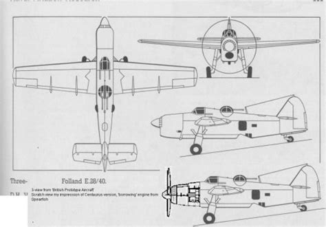 Folland Fo116 Torpedo Bomber Monoplane Specification E2840