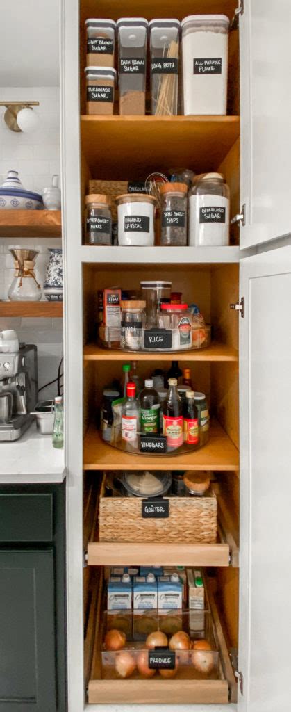 How To Organize A Pantry With Deep Cabinets Before And Afters