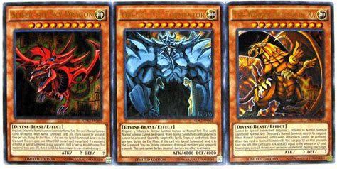 Yugioh Legendary Decks Ii Single Card Ultra Rare Yugis God Card Set