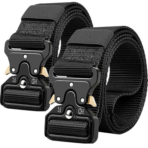 Coolmade Coolmade 2 Pack Tactical Beltmilitary Style Quick Release