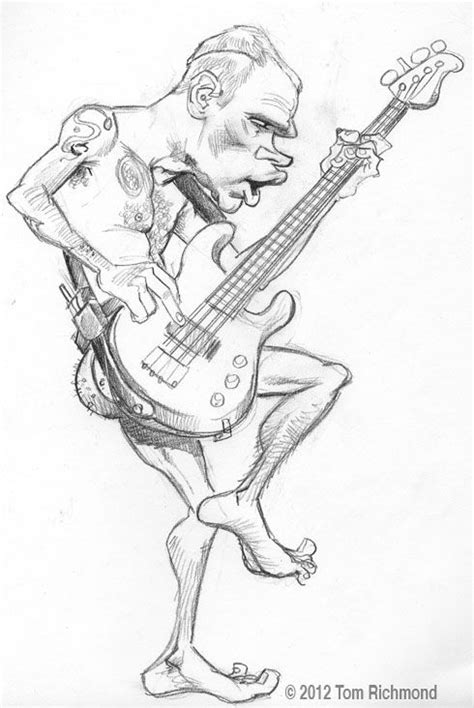 Sketch O’the Week Cartoon Character Tattoos Caricature Rock N Roll Art