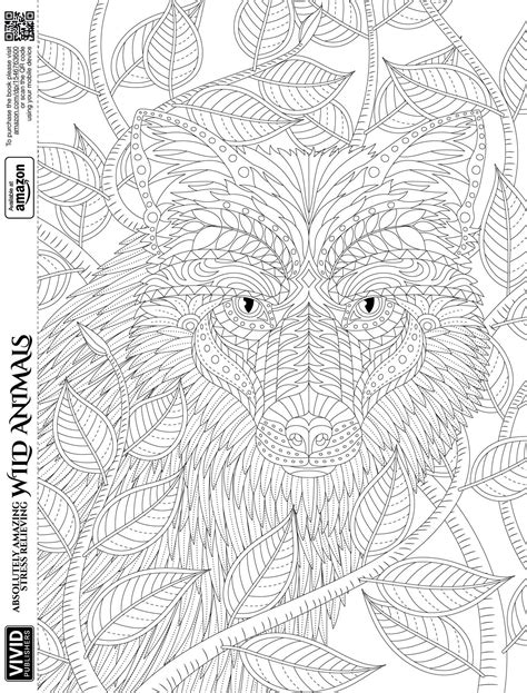 Adults Coloring Pages Wild Animals