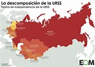 La descomposición de la URSS - Mapas de El Orden Mundial - EOM