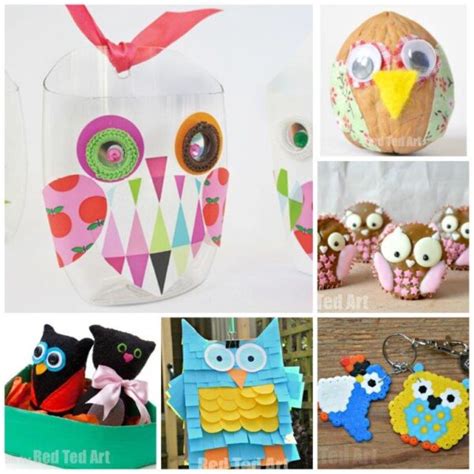 Cute And Easy Owl Crafts For Kids Red Ted Art Kids Crafts