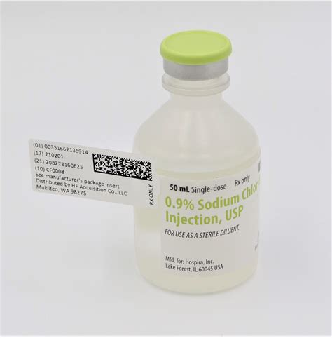 09 Sodium Chloride Injection Usp 50ml Vial