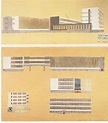 Walter Gropius, schetsen Bauhaus-gebouw, 1926 | Bauhaus architecture ...