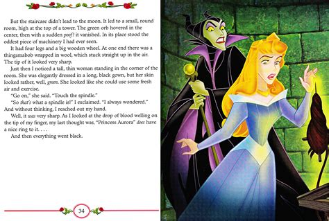 Walt Disney Book Scans Sleeping Beauty My Side Of The Story Princess Aurora Personagens