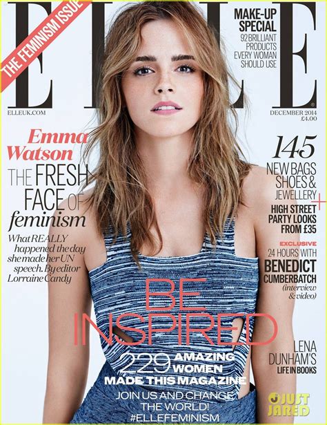 Emma Watson Talks About Being A Feminist For Elle Uk Cover Photo