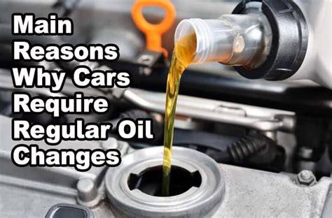 Main Reasons Why Cars Require Regular Oil Changes