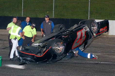 Watch Driver Walks Away From Scary Super Late Model Wreck Hot Rod