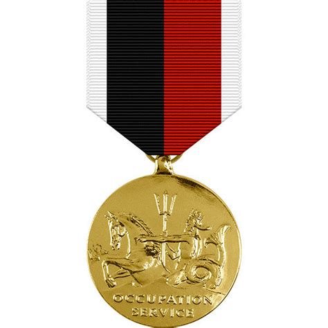 World War Ii Navy Occupation Service Anodized Medal Usamm