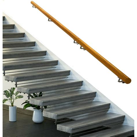 Stair Handrail Wall Rails 18 Ft Long 20 Diameter Grab Bar Iron