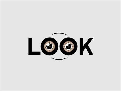 Look Logo Design By Tarek Rahim Kebria By Tarek Rahim Kebria On Dribbble