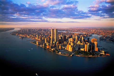 Aerial View Of New York City Lower Manhattan Usa Jake Rajs Image