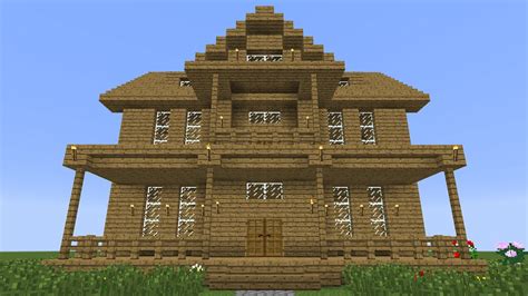 My absolute favorite style of house in minecraft. Minecraft - How to build a Wooden House - YouTube
