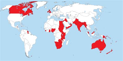I Really Love History Take For Example The British Empire This Map Here Is An Almost Exact