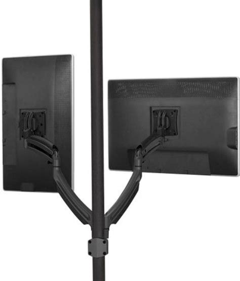 Chief K1p220b Kontour Articulating Dual Monitor Pole Mount Supports 10