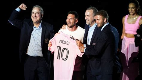 Lionel Messi Joined By David Beckham For Typical Miami Welcome At New