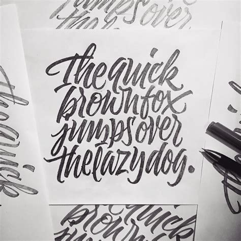 Mika Melvas On Instagram Brush Lettering Made Just For Fun Scribbled