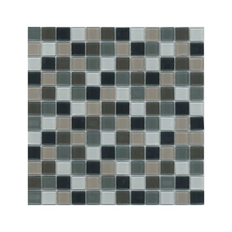 Mosaic Tile Glass Grey Mix 23x23mm Cashbuild