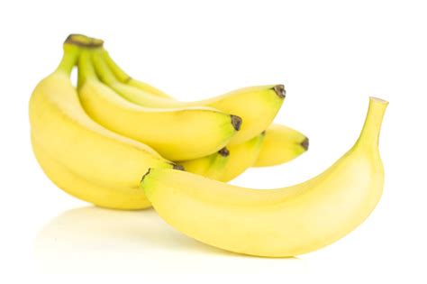 Fresh Yellow Banana Isolated On White Stock Photo Download Image Now