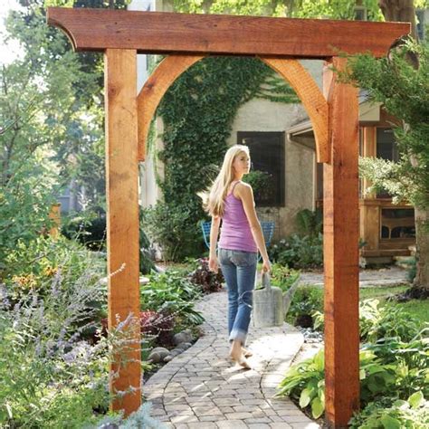 Build A Garden Arch This Classic Garden Arch Has Just Six Parts And