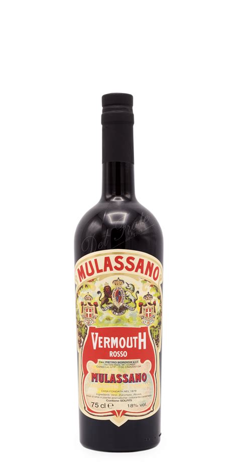 Mulassano Vermouth Rosso Cl75 Enoteca Del Frate