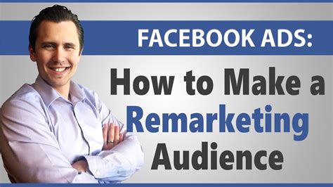 Facebook Ads How To Create A Remarketing Audience Youtube