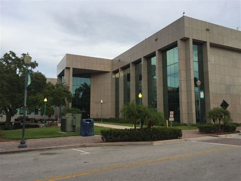 St Lucie County Courthouse In Ft Pierce Florida Built 1961with 1989