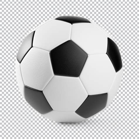 Premium Psd Soccer Ball Isolated 3d Rendering