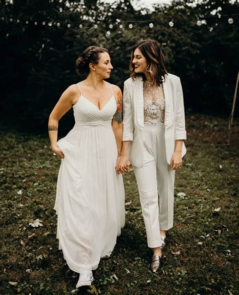 Modern Lgbtq Weddings 🖤 On Instagram “blog ♥ Emily And Robyn The Musician And The Chef