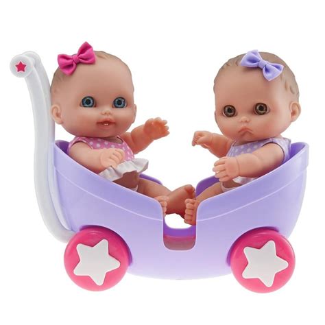 Lil Cutesies Twin Baby Dolls With Stroller Twin Dolls Baby Alive