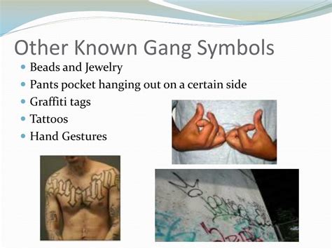28 gang symbols