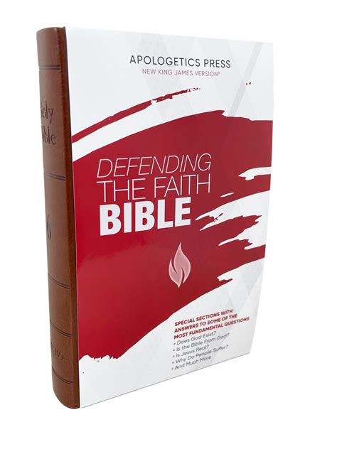 Ap Defending The Faith Bible Personal Carry Edition Brownsoftback