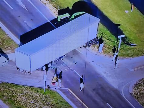 Fatal crash involving car and semi closes westbound 192 near Nova Road