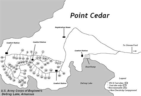 Point Cedar Campground Arkansas