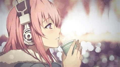 Aesthetic Anime Pfp Headphones Anime Girl Wearing Headphones