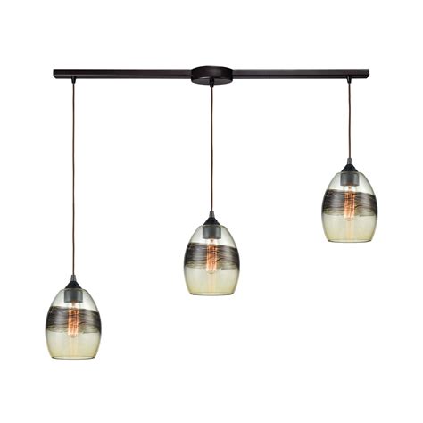 I didn't think i would like it, but once its hung the color. Whisp 3-Light Linear Pendant Fixture in Oil Rubbed Bronze ...