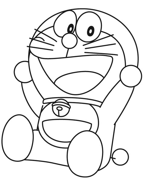 21 Gambar Mewarnai Doraemon Untuk Anak Anak Edukasi