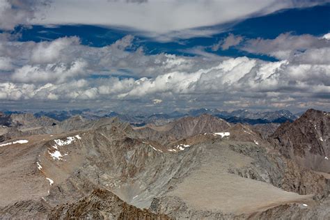 Summit Mt Whitney 14505 Feet 4421 M Looking North Fr Flickr