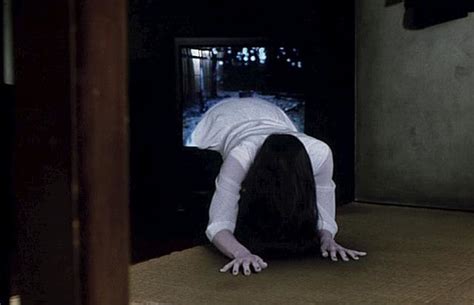 Sadako Crawling Out Of The Tv In Ringu Dir Hideo Nakata Japan