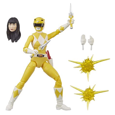 power rangers lightning collection 15 cm mighty morphin yellow ranger collectible action figure