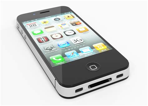 3d Model Mp3 Iphone 4 Cgtrader