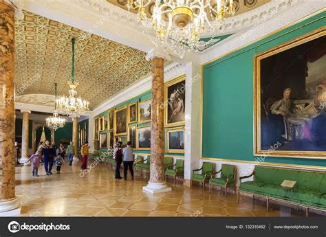Interior Of Stroganov Palace In St Petersburg Russia Stock
