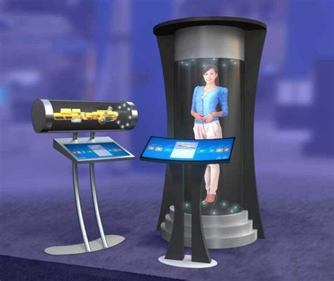 Holographic Exhibits Holotube And Holotube Kiosk — Exhibitry