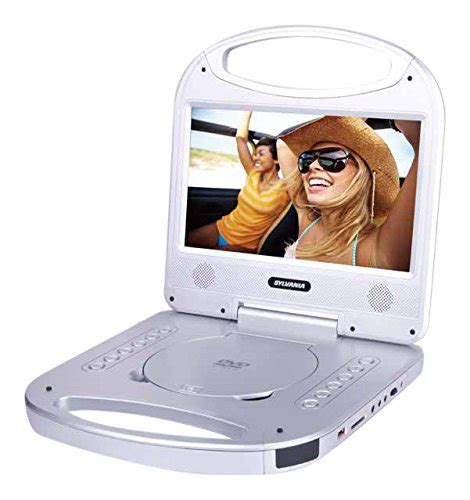 Sylvania 10 Inch Portable Dvd Player With Integrated Handle And Usb Sd